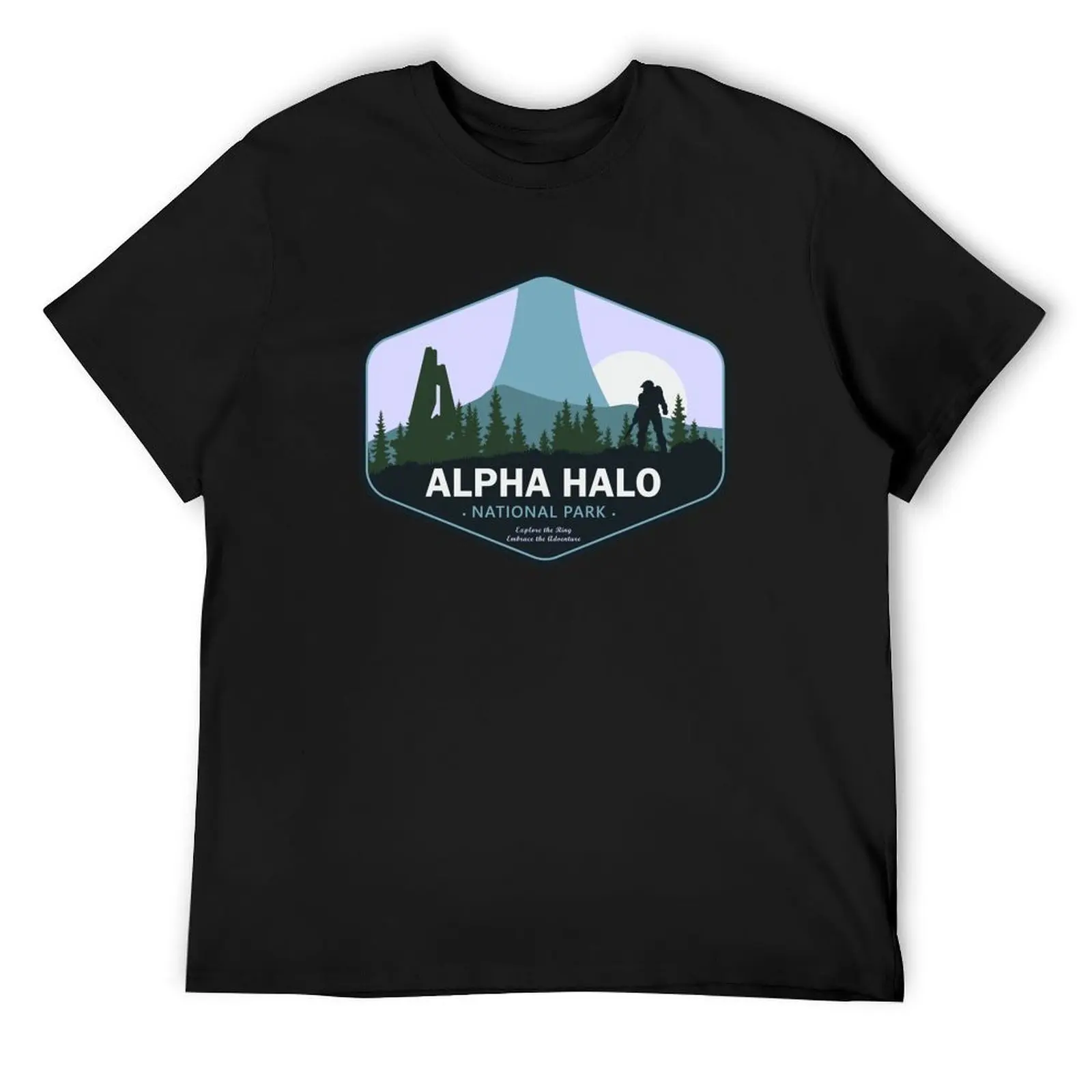 

Alpha Halo National Park T-Shirt boys animal print basketball graphic tees plus size clothes plain t shirts men