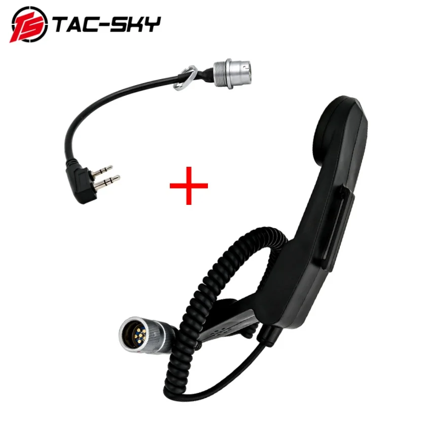 Outdoor Hunting and Shooting Sports H250 PTT and Tactical PRC U283 Walkie-talkie Virtual Model Dummy Shell 6-pin PTT PRC PTT