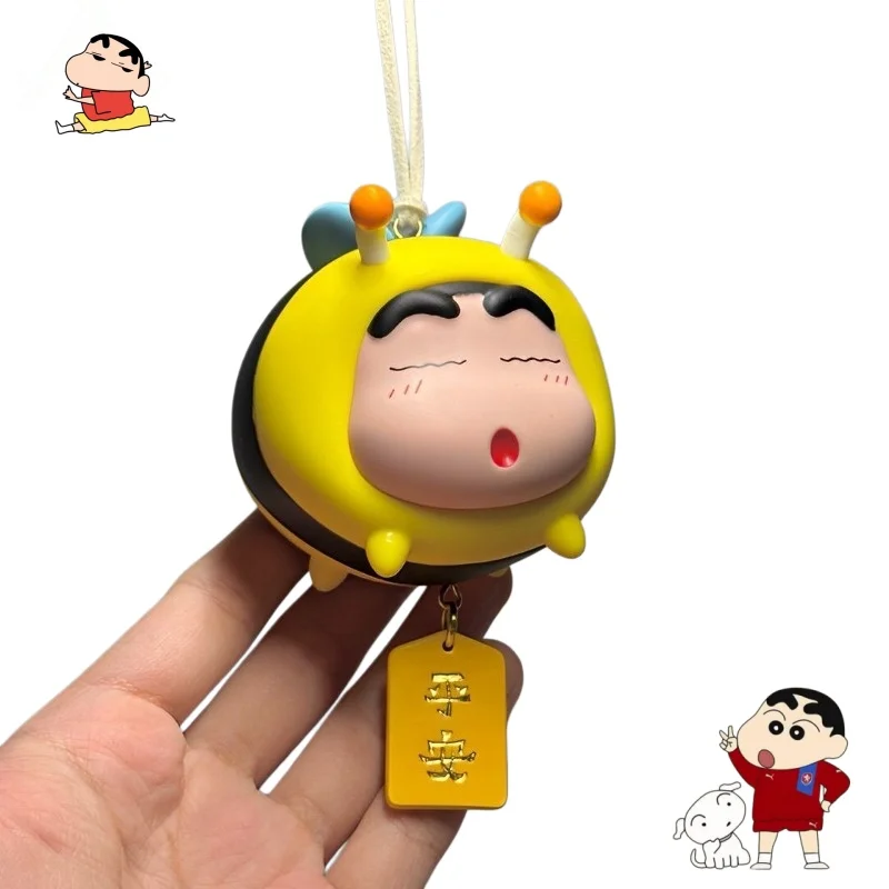 

New Crayon Shin-chan Bee Car Pendant Cute Cartoon Fashion Creative Exquisite Desktop Car Interior Decorations Friends Gift Toys