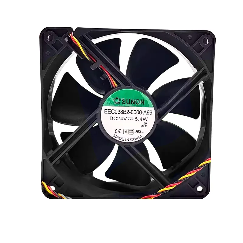 

ОРИГИНАЛЬНЫЙ EEC038B2-0000-A99 24 В 5,4 Вт 12038 120*120*38 мм НОВЫЙ ОХЛАЖДАЮЩИЙ ВЕНТИЛЯТОР РАДИАТОР