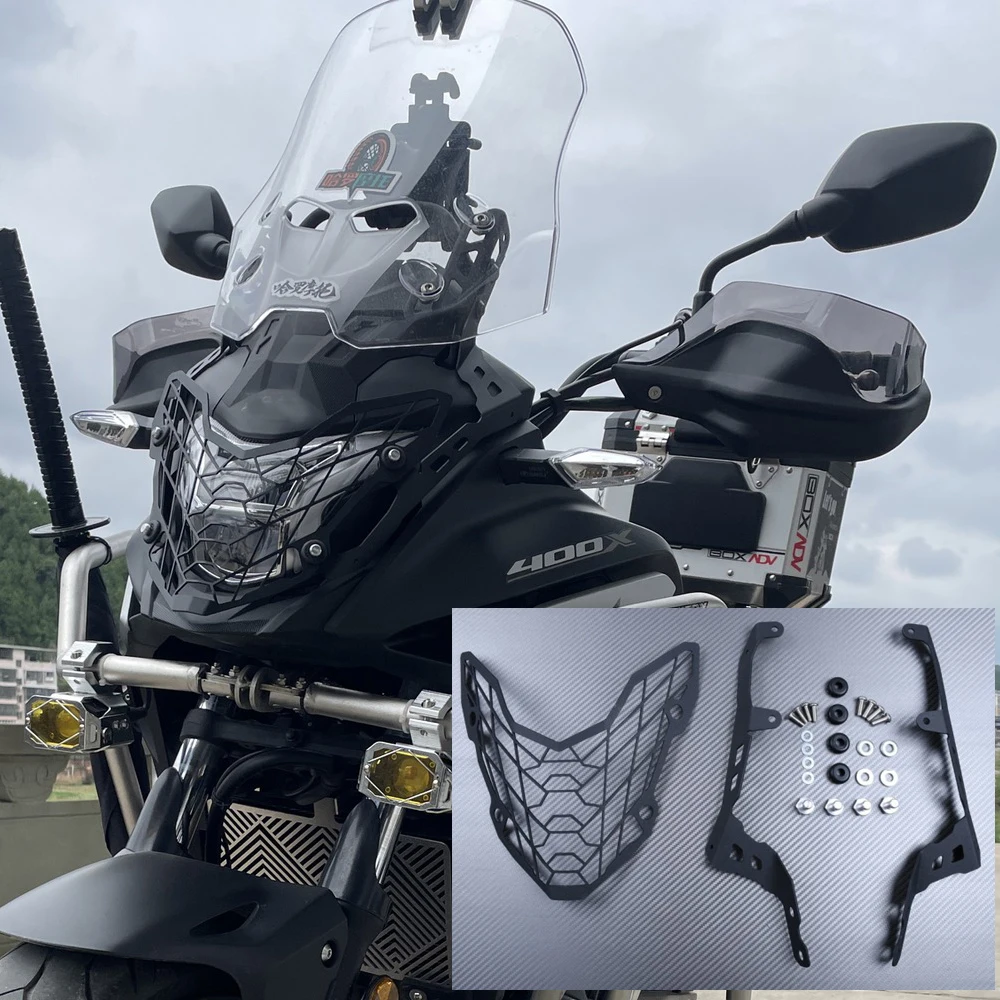 

Аксессуары для передних фар Honda CB400X CB500 X CB 400X 500X 19-2022 2023 CB500X, защитная накладка на переднюю фару мотоцикла, защита для гриля