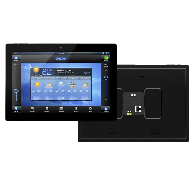 New arrival smart home control panel 10.1 inch AC 110-240 POE Android Tablet Plastic Home automation touch screen inwall display