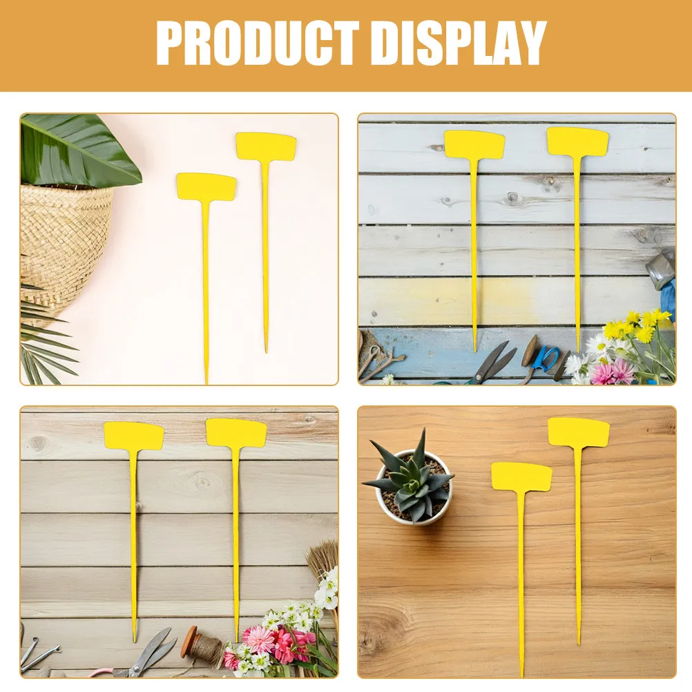 20Pcs Garden Plant Labels Unique Slant Arch Shape Markers Outdoor Gardening Stakes Plant Tags Flower Vegetable Name Signs