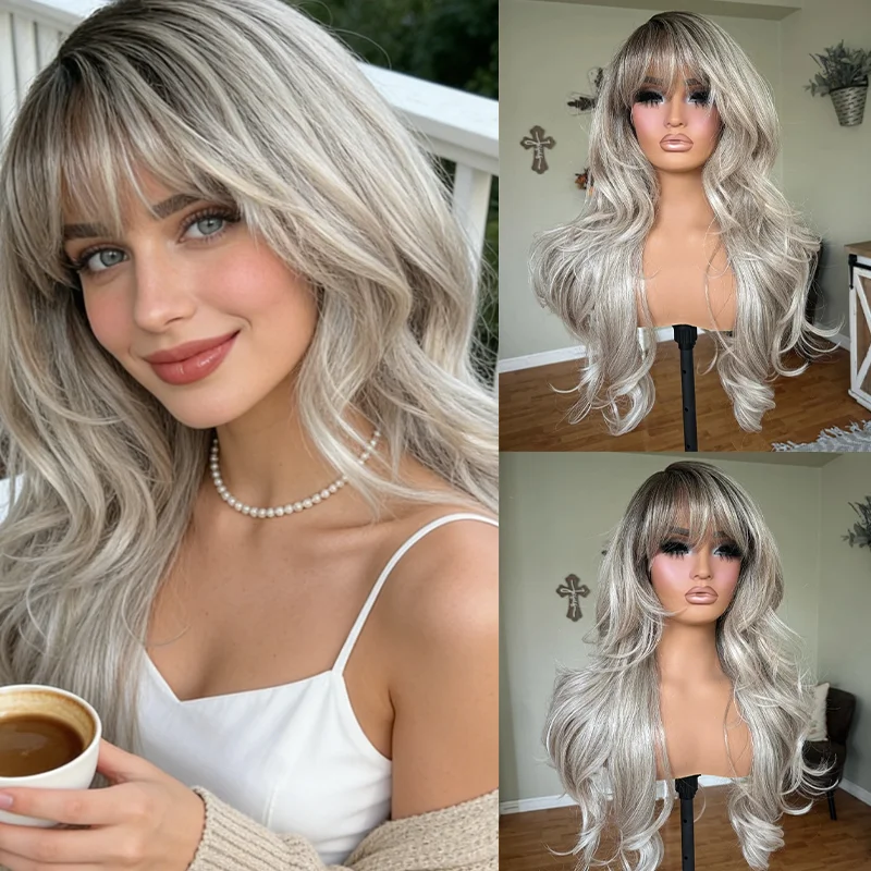 frieren-cosplay-fringe-ombre-grey-blonde-lace-front-wigs-with-natural-bang-synthetic-real-glueless-wigs-heat-resistant-fiber-wig