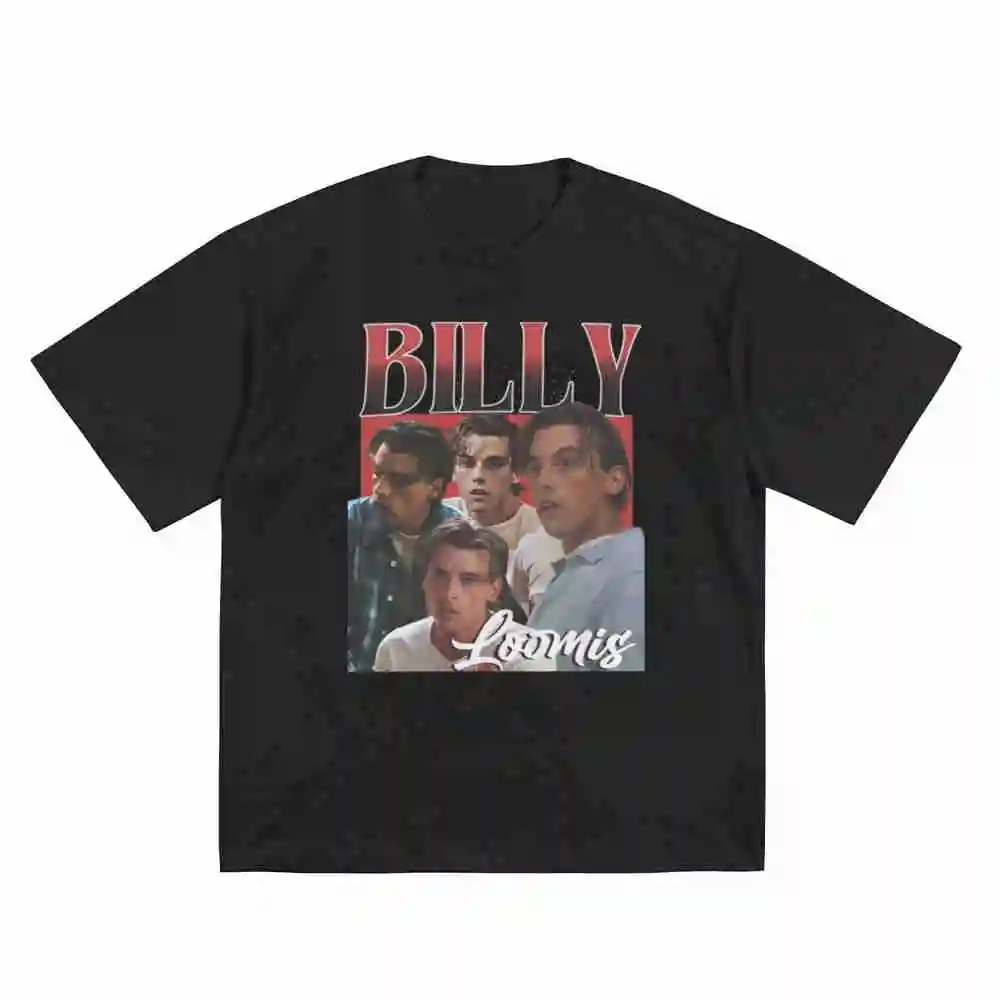 Billy Loomis Scream Horror Short Sleeve Tee 100% Cotton T-Shirt