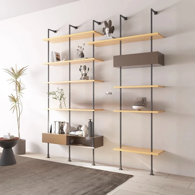 

Italian Simple Designer Wall Shelf Wall Mounted Wall Storage Rack Bedroom Multi-layer Figure Display Rack