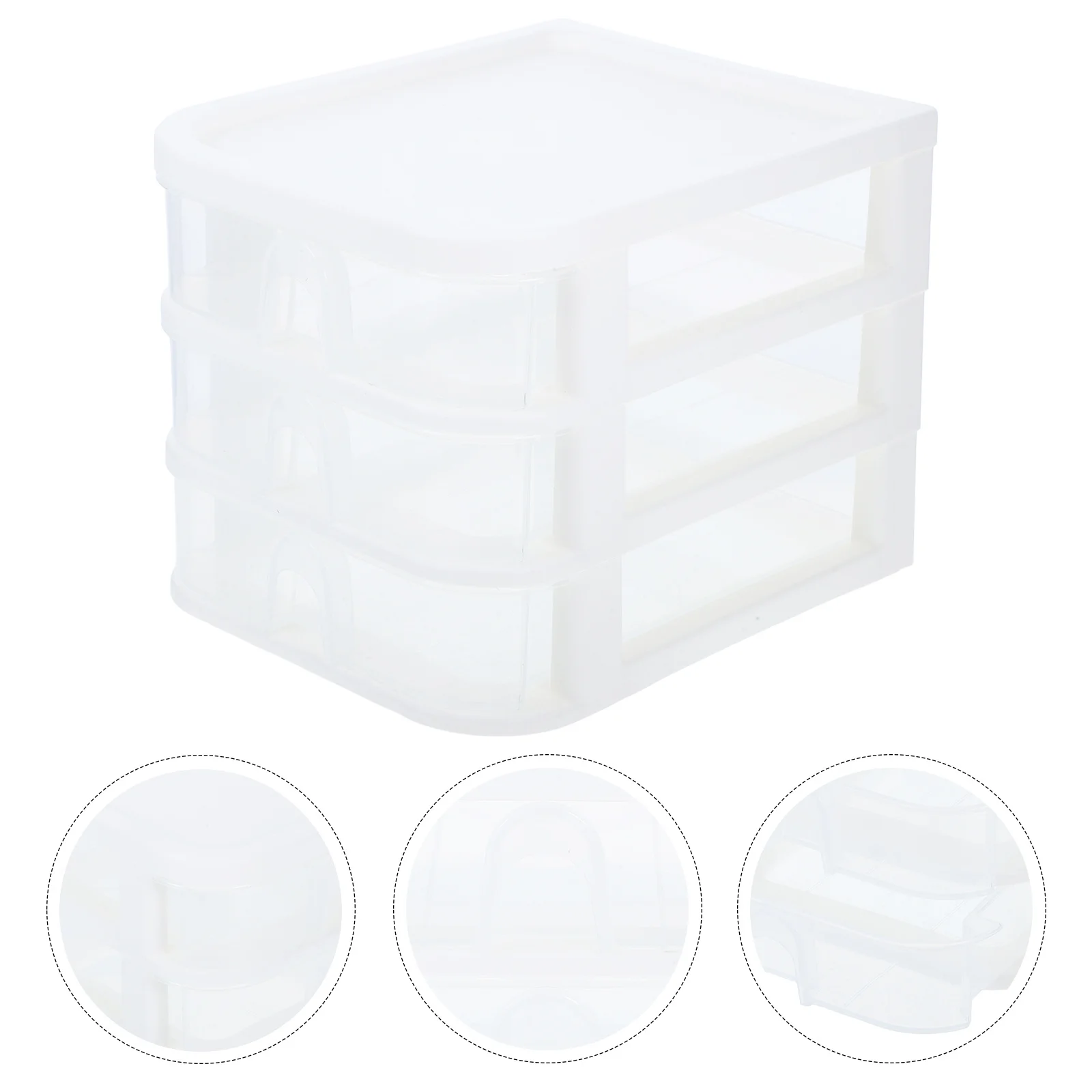 

Drawer Storage Box Transparent Desktop Organizer For Office School Supplies Makeup Bin Plastic File Holder Desk