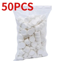 50pcs asciugamano compresso usa e getta portamonete da viaggio Mini asciugamano compresso portatile per salviette per il viso da campeggio per barbecue da viaggio all'aperto