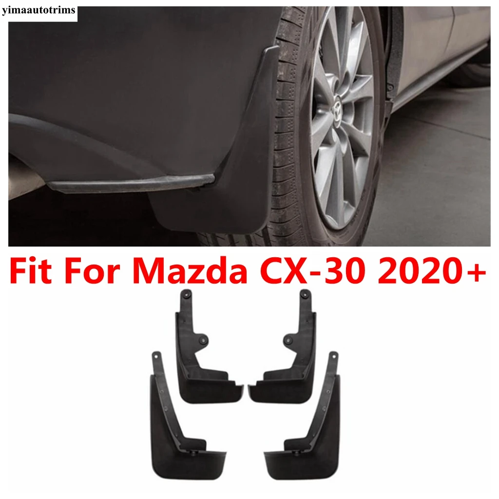 

For Mazda CX-30 2020 - 2024 Car Front Rear Mudguards Mud Splash Flaps Muds Fender Protection Cover Accessories Exterior Kit