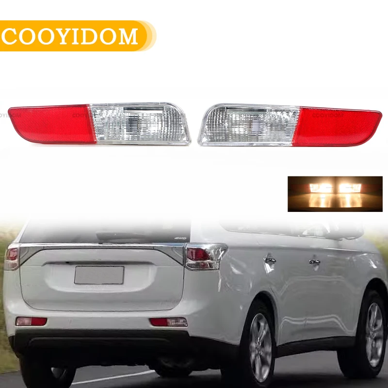 

Signal Light Parking Brake Light For Mitsubishi Outlander 2013 2014 2015 Bumper Reflector Brake Light Rear Bumper Fog Lights