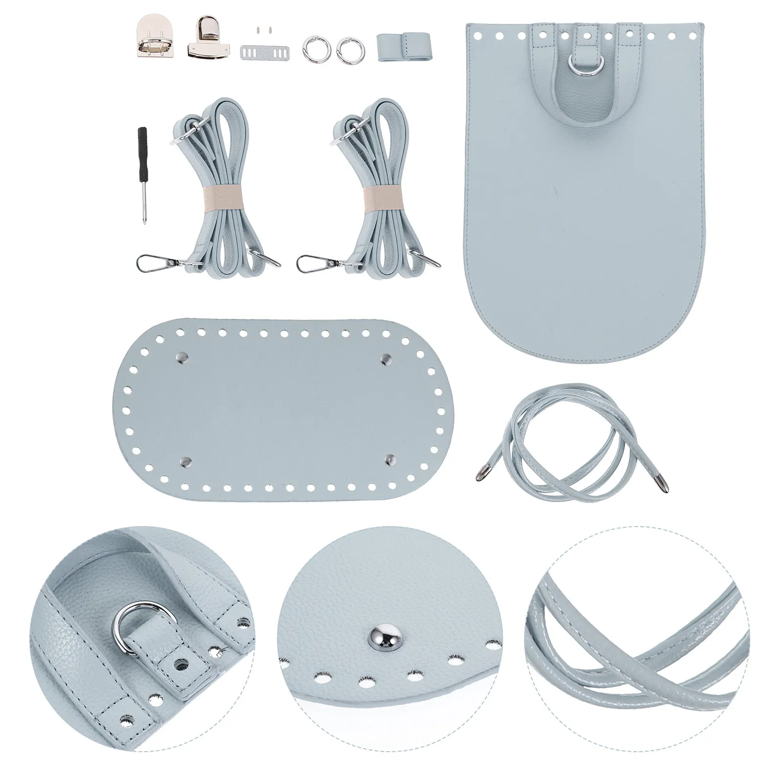 

1Set Premium PU DIY Backpack Material Kit for Beginners Professionals Rattan Weaving Handmade Backpack Craft Activity