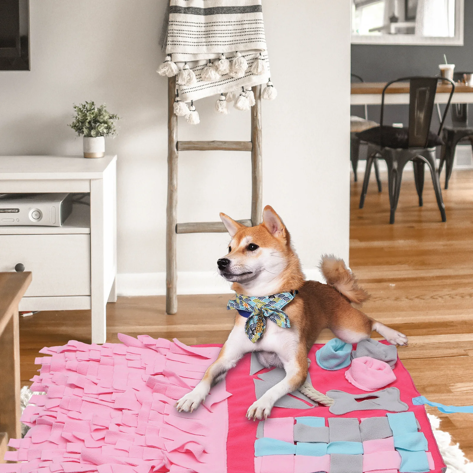 

Multi Functional Snuffle Mat Slow Feeding Pet Toy Foraging Training Cushion Food Dispenser Dog Sniffing Pad Pet Supplies Dog