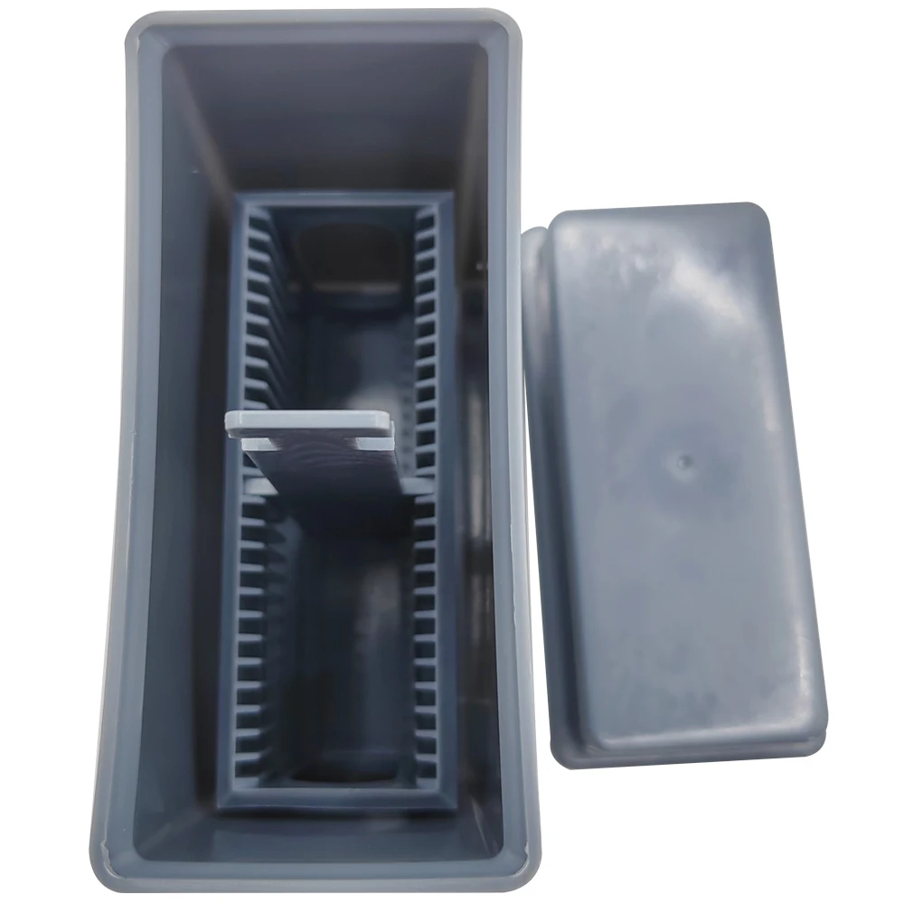 AG 24pcs Staining for Microscope Slides Laboratory Storage Holder Laboratory Microscope Slides Holder Plastic Reusable Compact