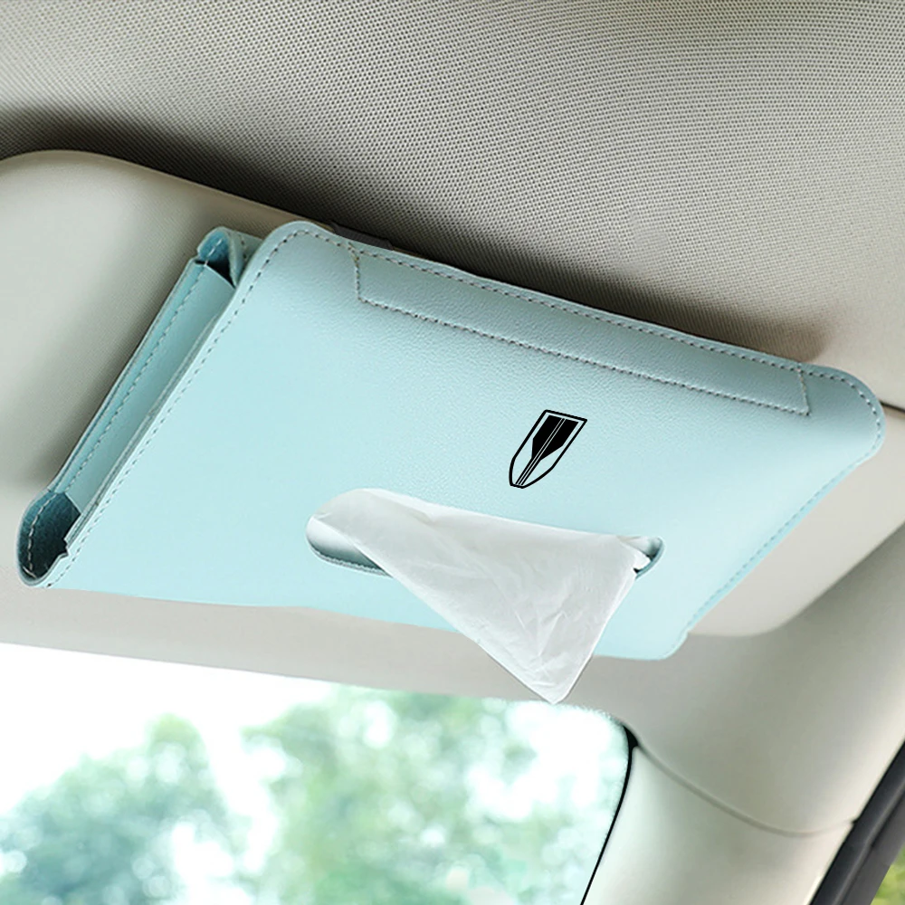 Tissue Box Car Sun Visor Hanging Holder For Hongqi H5 E-HS9 HS5 H9 HS9 L5 S9 H7 HS7 H6 N701 N501 E115 LS7 HQ9 E-HS3 HQ3 E-QM5