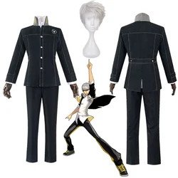 Anime Yasogami Yu Narukami Costume Cosplay Shin Megami Tensei P4 Cosplay uomini adulti ragazzo di alta scuola uniforme Costume Set