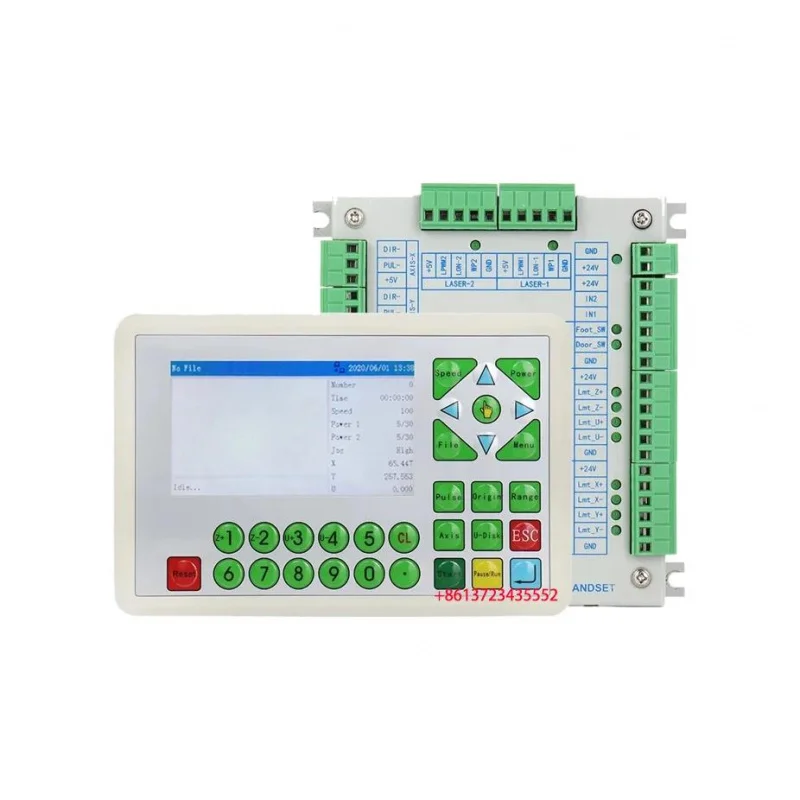 เลเซอร์ DSP Controller ระบบ TL-A4 เปลี่ยน Ruida 6445 กรัม/วินาที Trocen Leetro Controller สําหรับ Co2 เลเซอร์แกะสลักและตัดเครื่อง