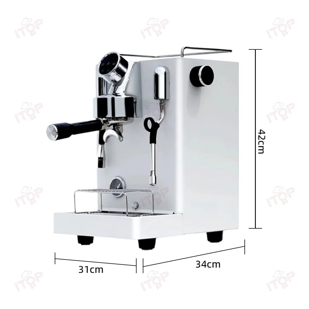 ITOP CM6005 Commercial Household Coffee Machine Double Pump Triple Heating PID Control 3100W Espresso Machine with Microcomputer