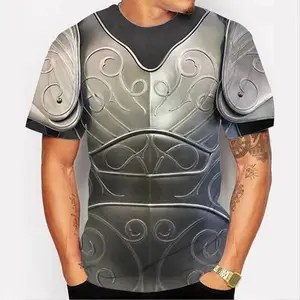 Unisex Graphic Armour 3D-Druckt-Shirt, Herrenkleidung, großes T-Shirt, Sommer, lässig, Kurzarm, Rüstung 10 Hauptverkaufshemdrüstung - №9