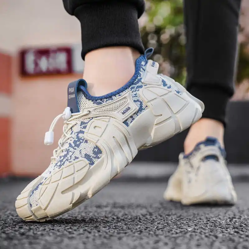 Height Increasing Normal Leather Boots Luxury Woven Shoes Basketball Men's Spring Summer Sneakers Sport Expensive Original view 5