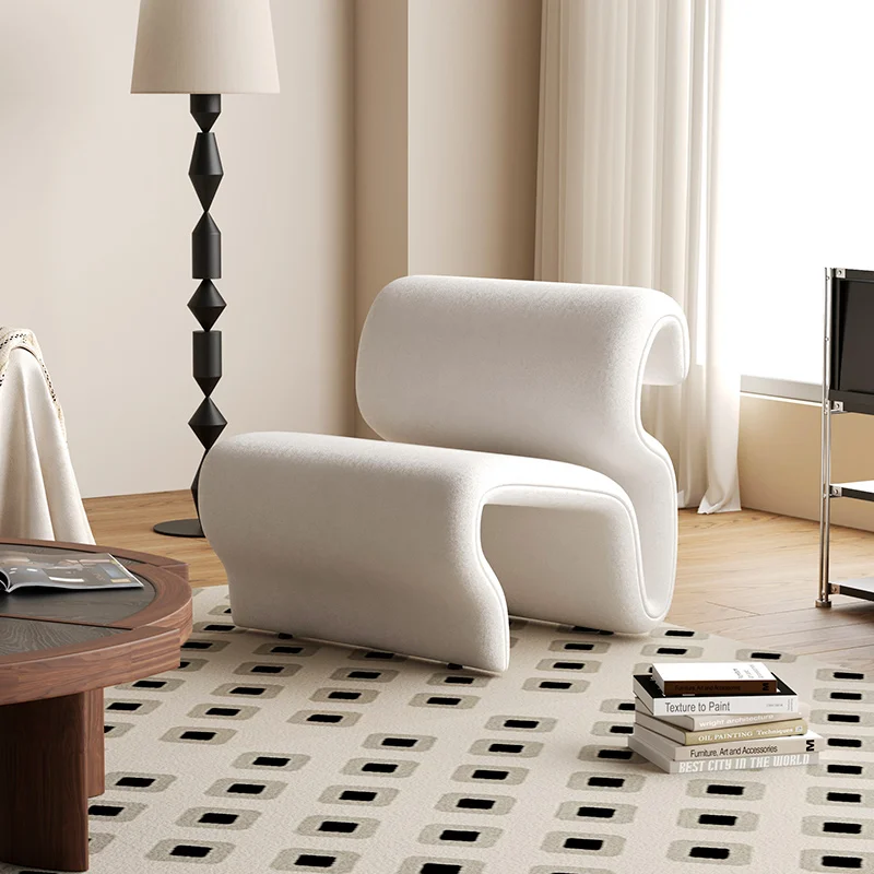 

Nordic designers are creative and simple, living room leisure sofa recliner, single special-shaped creative lazy, recliner sofa