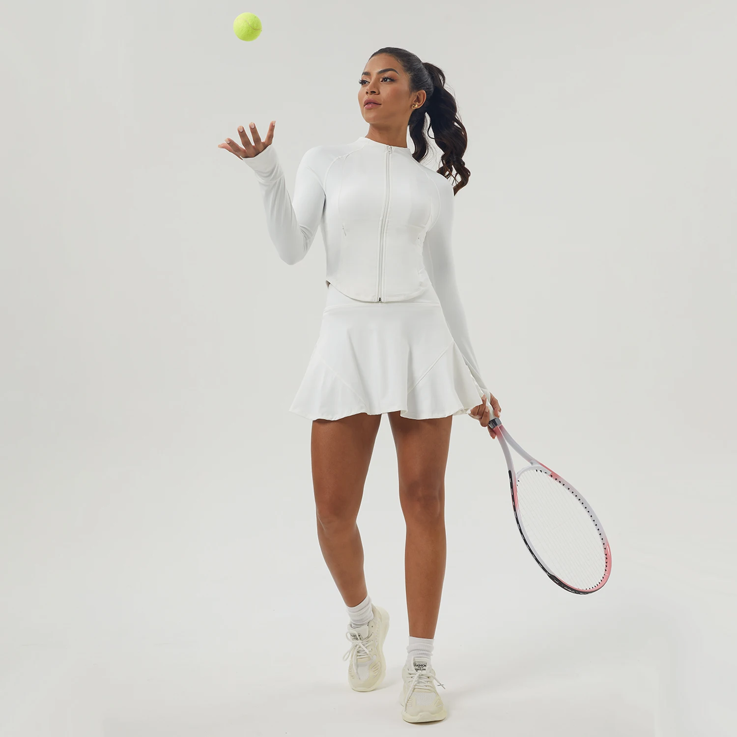 تنانير التنس النسائية مع جيوب مخفية، تنانير رياضية بيلاتيس للياقة البدنية واليوجا والجيم في الهواء الطلق #6