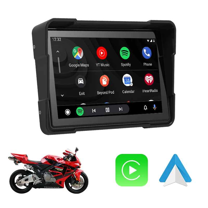 5.0 Inch Motorcycle PND Player MP5 Wireless Carplay Android Auto Mirrorlink SMT Electronic Manufacturing Auto Electronics