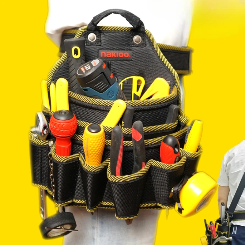 

Multi-functional Work Tools Bag Waist Tool Bag Electrician Supplies Carpenter Carrier Tools Portable Tools Organizer Tool Belt