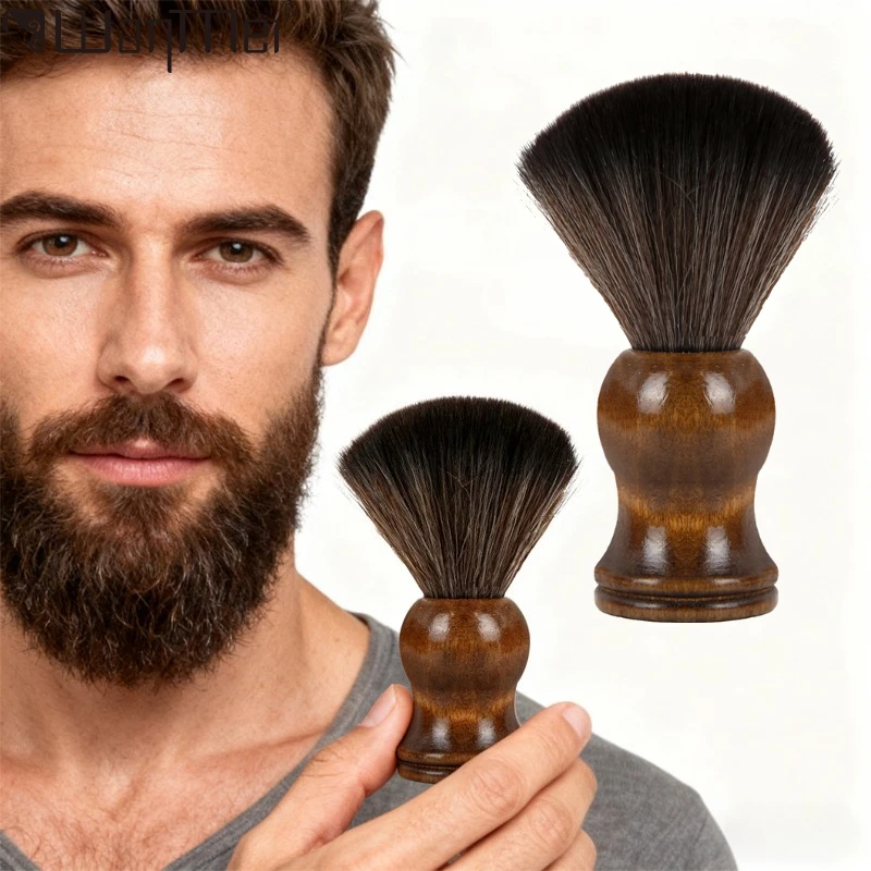 

Щетка для шеи, мягкая щетка для чистки волос, парикмахерская щетка, нейлоновая щетка для чистки волос, борода, инструменты для укладки волос