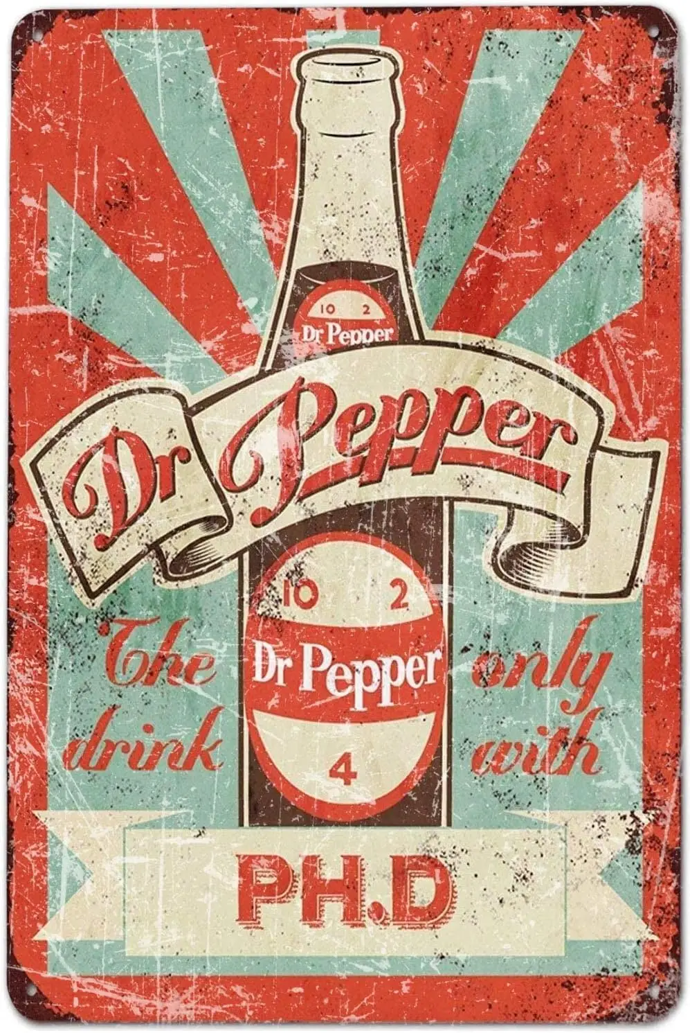 Dr Pepper Bar Funny Tin Signs Outdoor Wall Plaques Vintage Room Decor Signs Man Cave Decor Whiskey Bar Vintage Decor Signs  sign