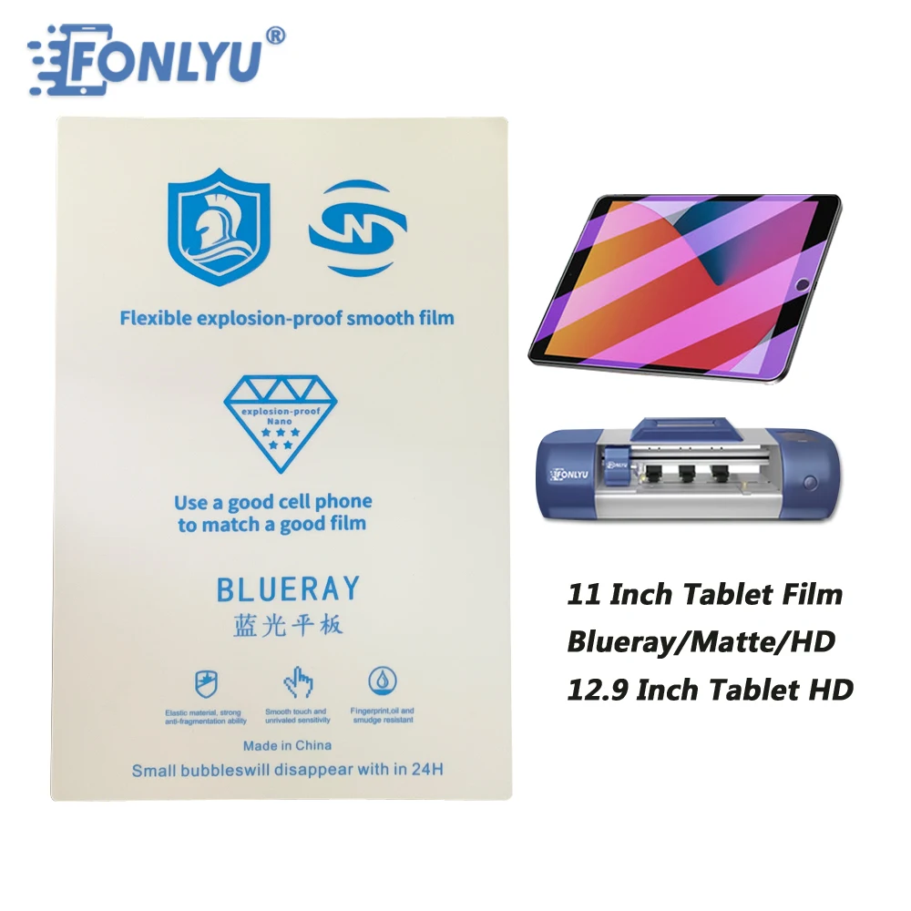 FONLYU 10pcs Hydrogel Film Front Glass Protective Film for Max 13