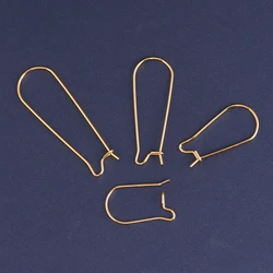 20pcs Stainless Steel French Earring Loop Hoops Ear Wire Hook For DIY Jewelry Earrings Making Findings Accessories Supplies