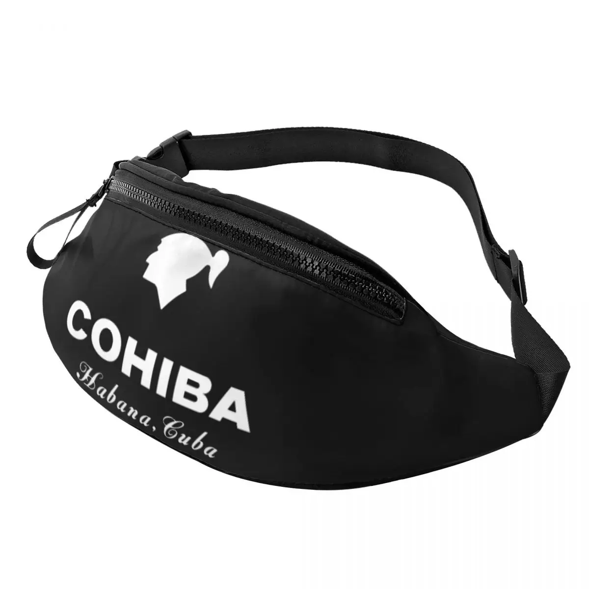 Cuban Cohiba Cigars Fanny Pack Women Men Casual Crossbody Waist Bag for Running Phone Money Pouch