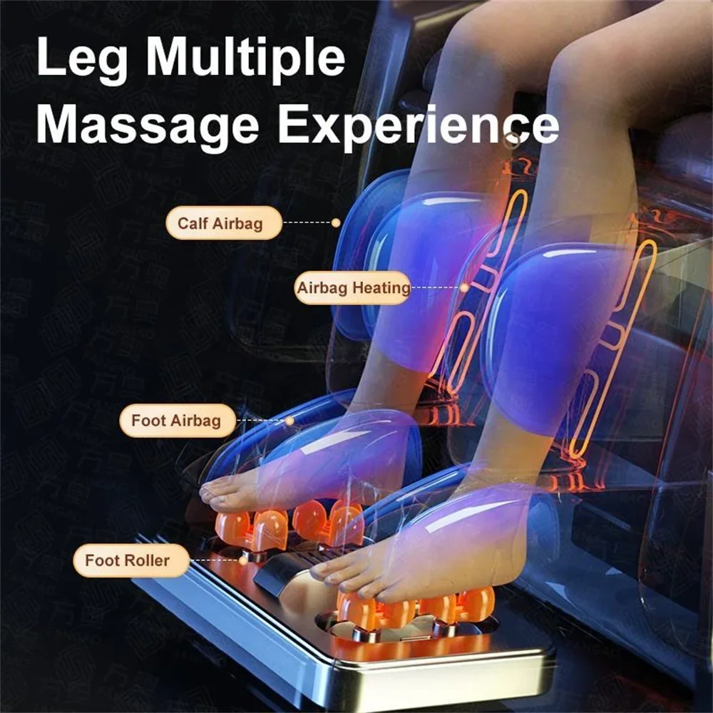 Unique Products 4D Automatic Pedicure Spa Massage Sofa Luxury Full Function Shiatsu Massage Chair