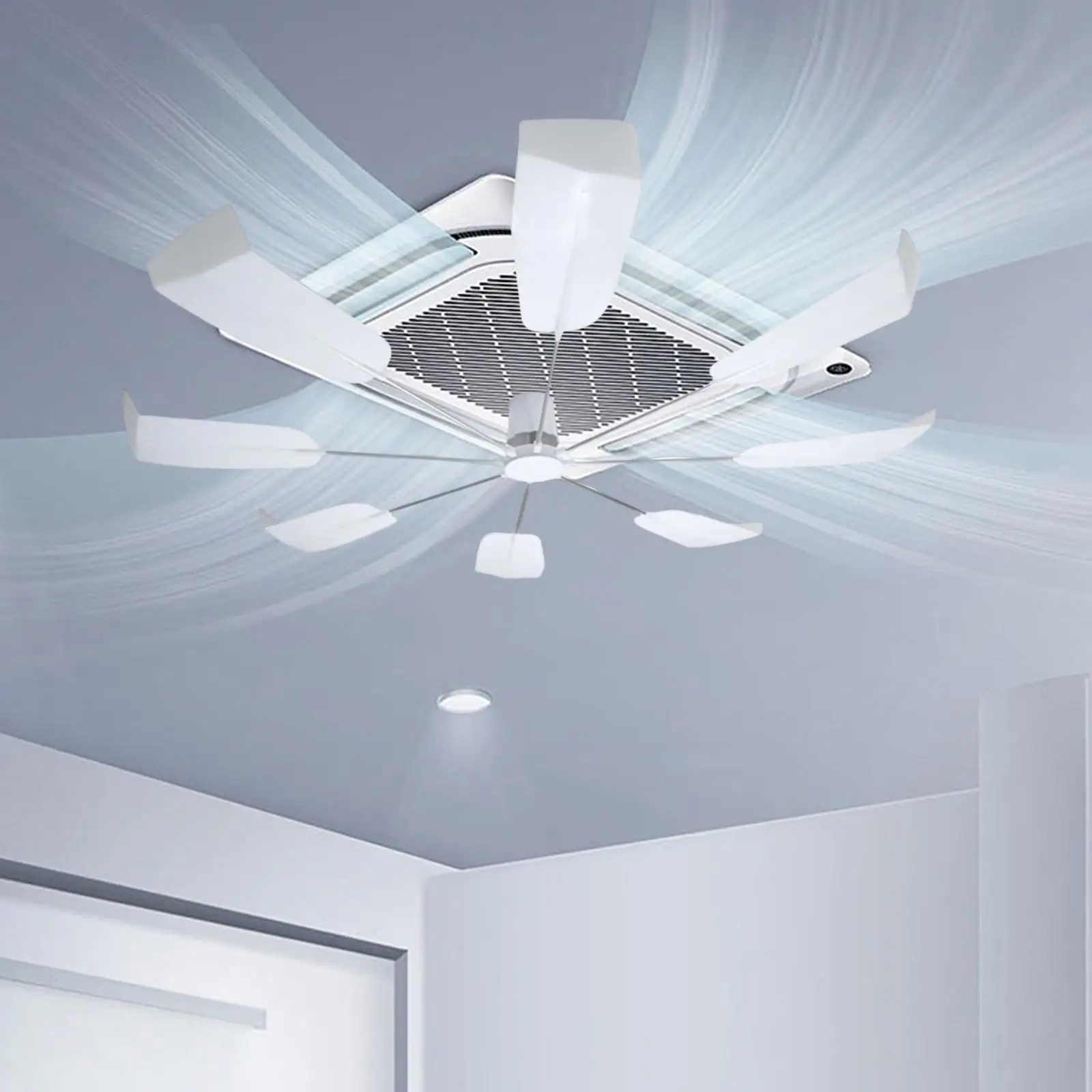 

Central Air Conditioner Deflector 360 Wind Direction Windshield Helps