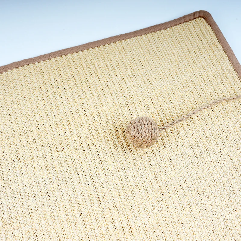 Cat Sisal Mat Cat Scratching Post Non-shedding Cat Scratching Board Wall Sticker Cat Toy Furniture Protector Pet Toys