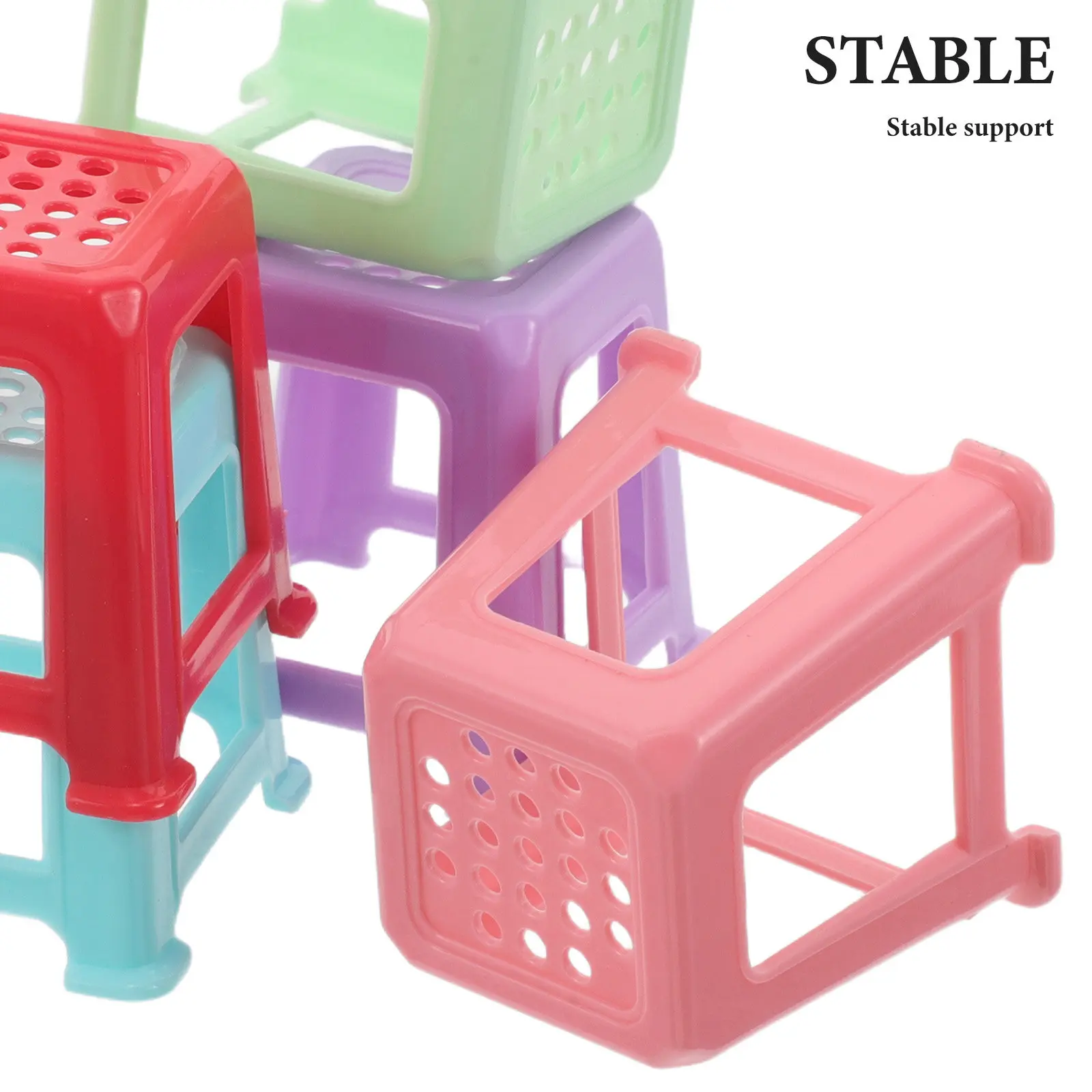 20Pcs Mini Easel Stand for Canvas Painting Fluid Art Pouring Support Lightweight Portable Plastic Canvas Risers Painting Stand