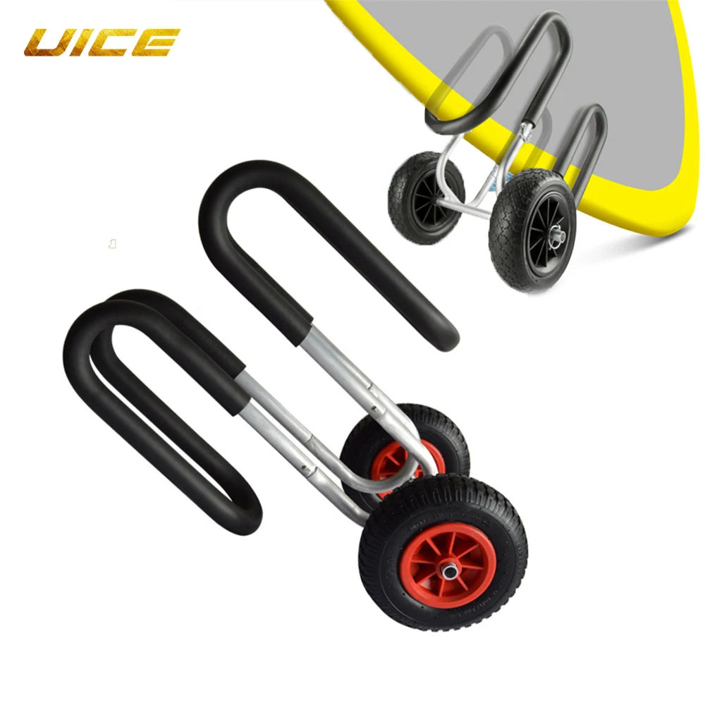 

Kayak Trolley Loading Capacity Foldable Energy-saving Two-wheeled Carrier Cart for Kayak Canoe Boat Carrier Trolley