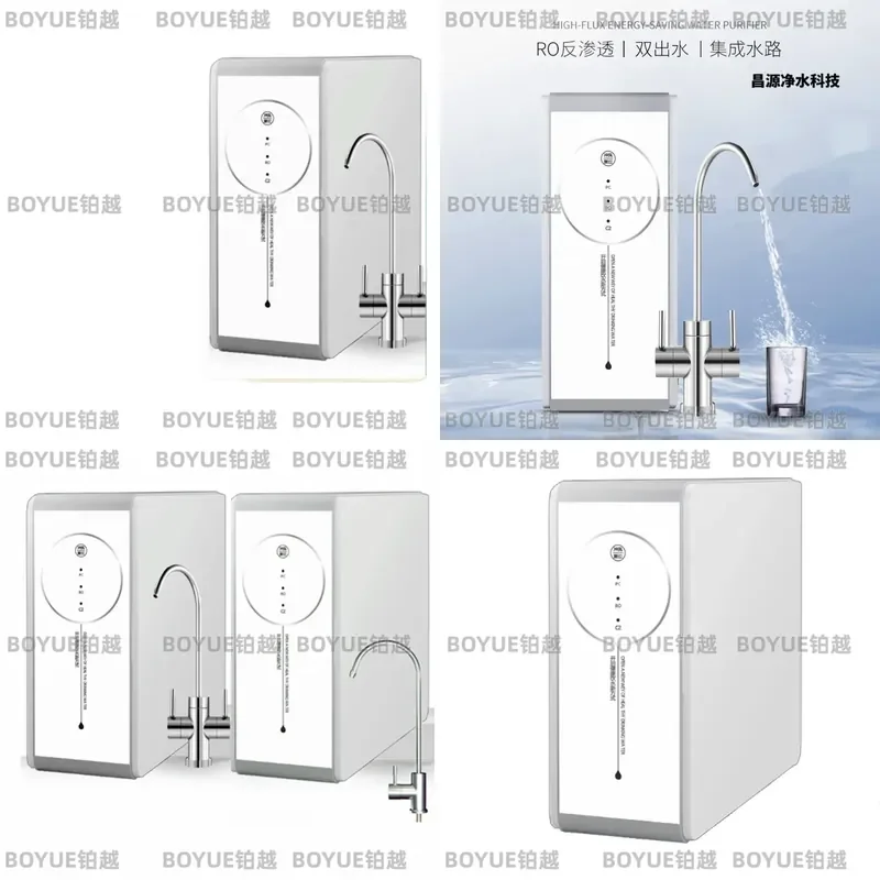 500G RO Reverse Osmosis Water Purifier Dual Outlet Desktop Direct Drinking Filtration System for Kitchen Home Use Large Flow