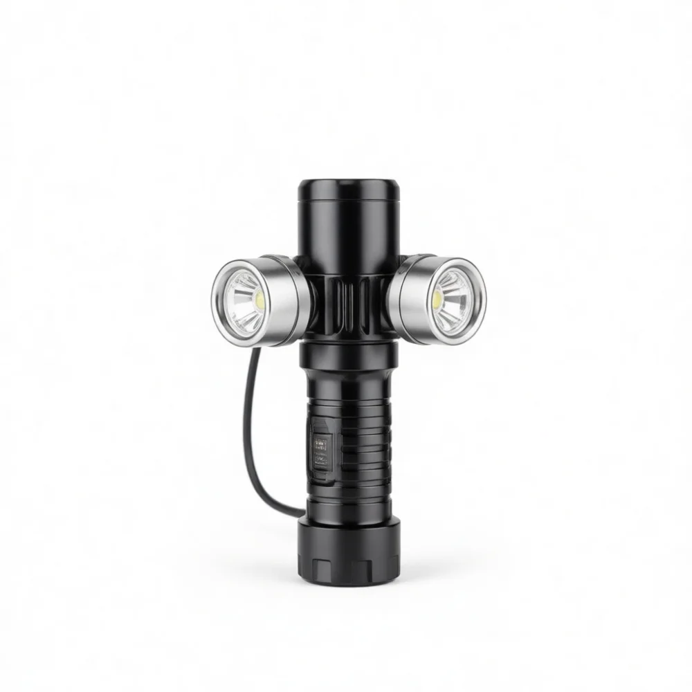 Mini Magnetic LED Flashlight Rechargeable Portable Keychain Work Light Outdoor Camping Emergency Inspection Torch