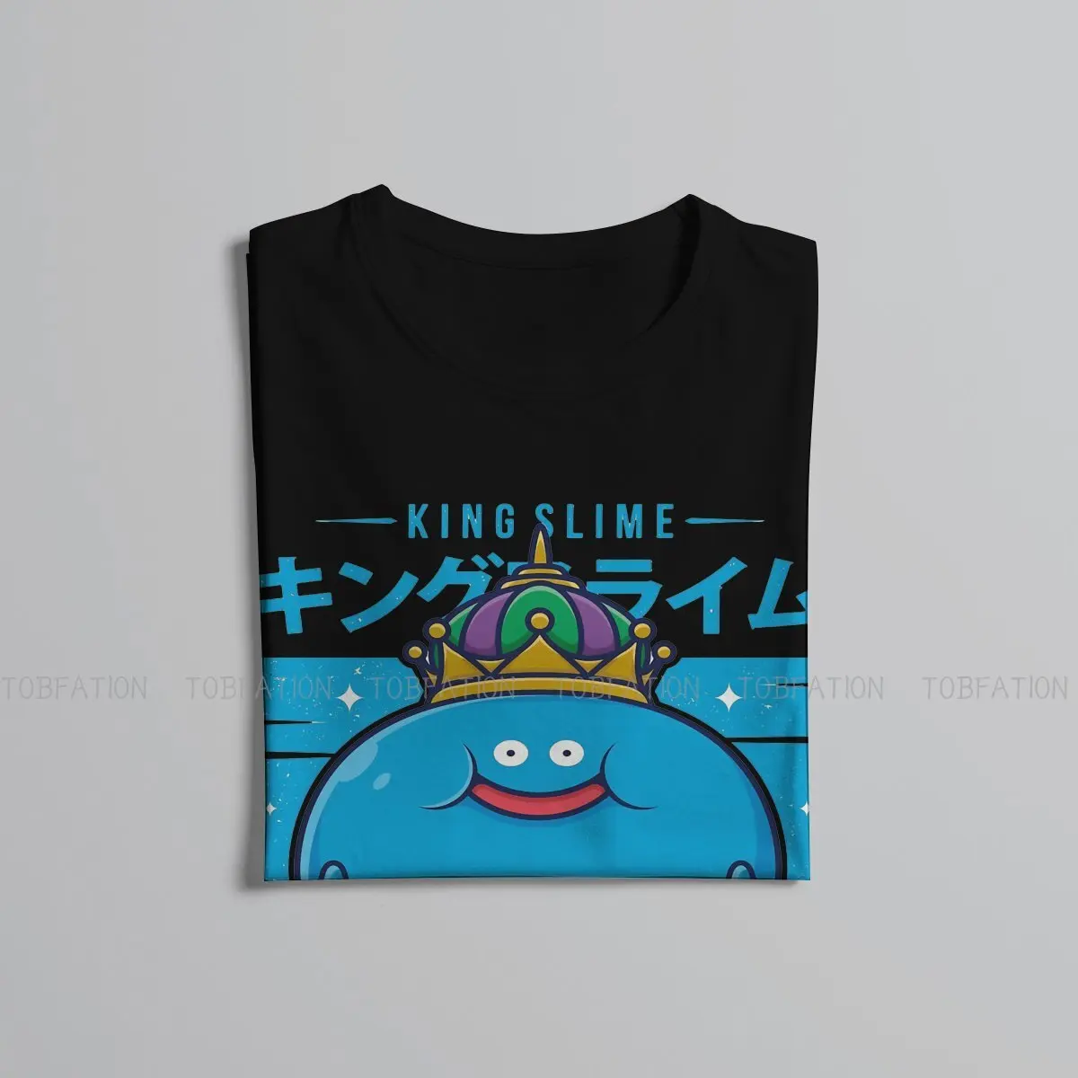 King Slime Dragon Quest T Shirt Vintage Punk Oversized Crewneck TShirt Big sales Harajuku Men\'s Tops