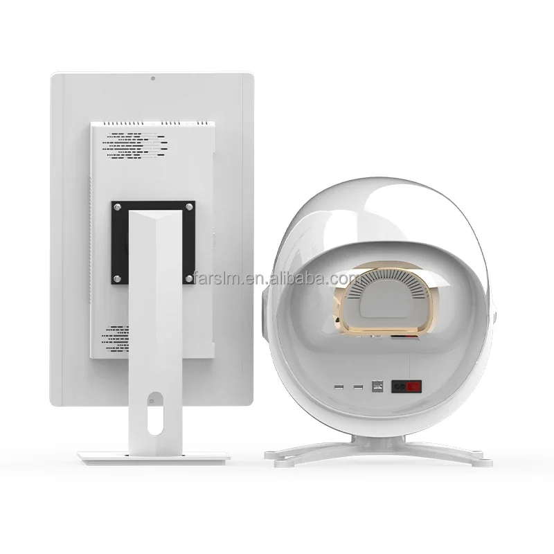 2025 Nieuwe Verbeterde 21,5 Inch Display Huidanalyse Machine 3d Huid Scanner Intelligente Detecteren Huid Tester met 16 taal