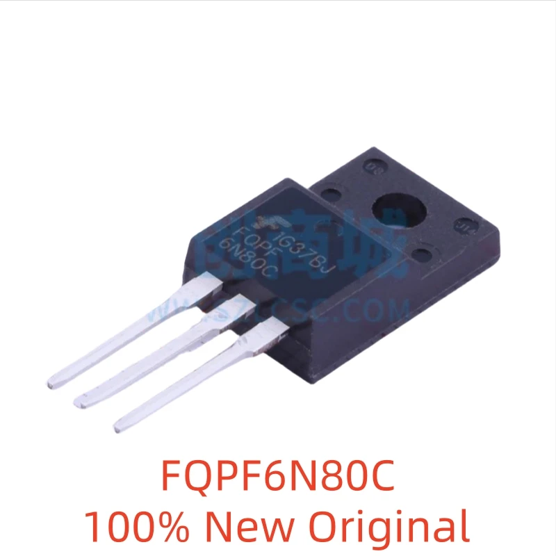 NOWY oryginalny FQPF6N80C