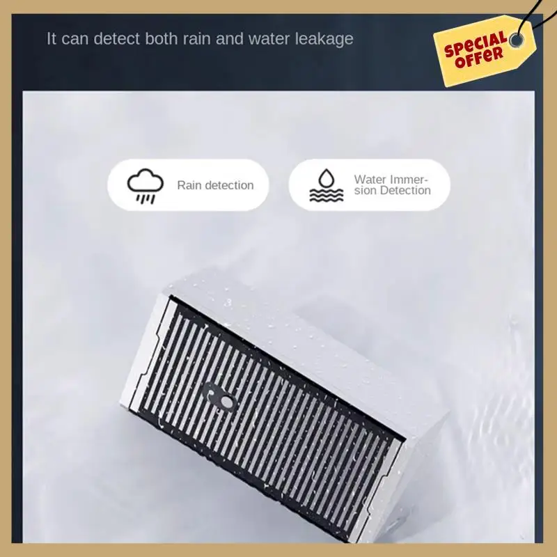 Датчик утечки воды, детектор затопления и дождя, IPX7, водонепроницаемый, 3 настройки чувствительности для домашней безопасности, работает-WMAN