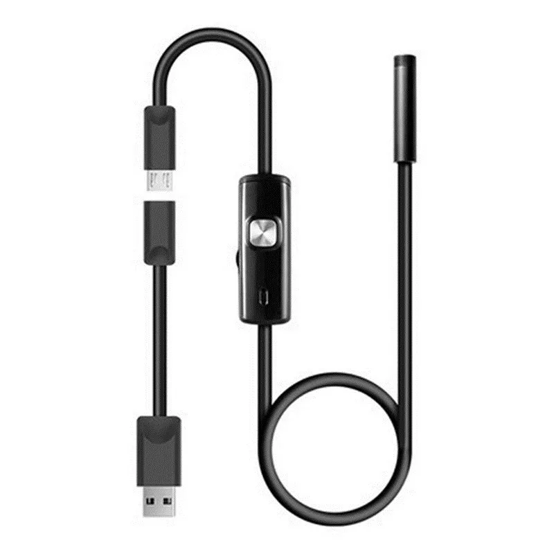 Hot Mini USB Endoscope Camera 7mm Waterproof 720P HD Borescope Snake Inspection Tube Video Camera Adapte For Smartphone