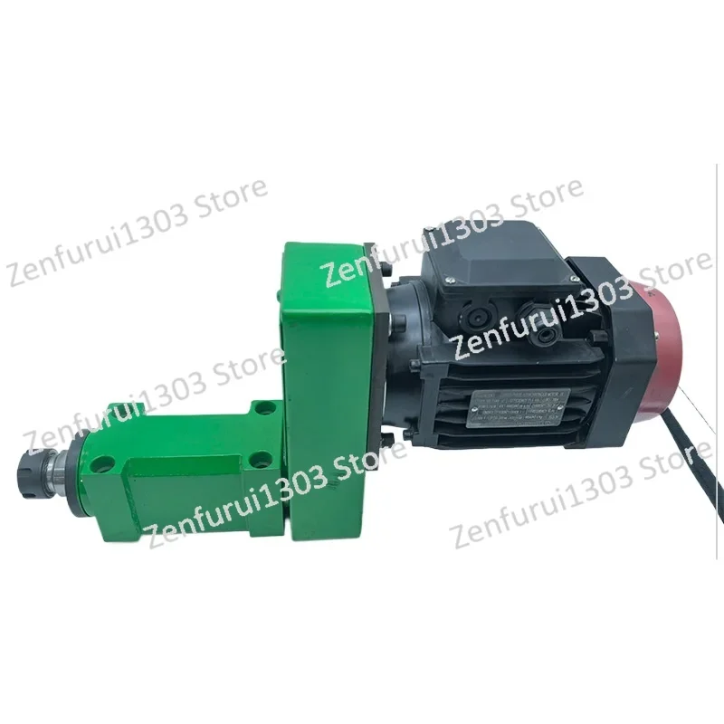 Lining and milling drilling power head ER25 collet motor drive high speed low noise front drilling and milling machine