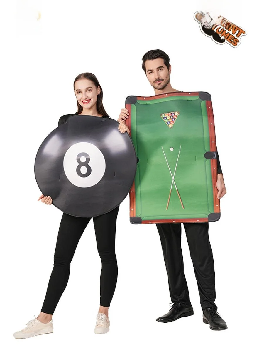 

Хэллоуин для взрослых, мужчин и женщин, пара, теннисный костюм, забавное ролевое женское вечернее платье, трансграничное женское вечернее платье KTV Dr, материал PU