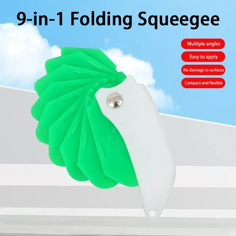 9-in-1 Silicone Caulking Tool Sealant Spreader Spatula Professional Grout Remover for Tile Window Joint Edge Finishing Work