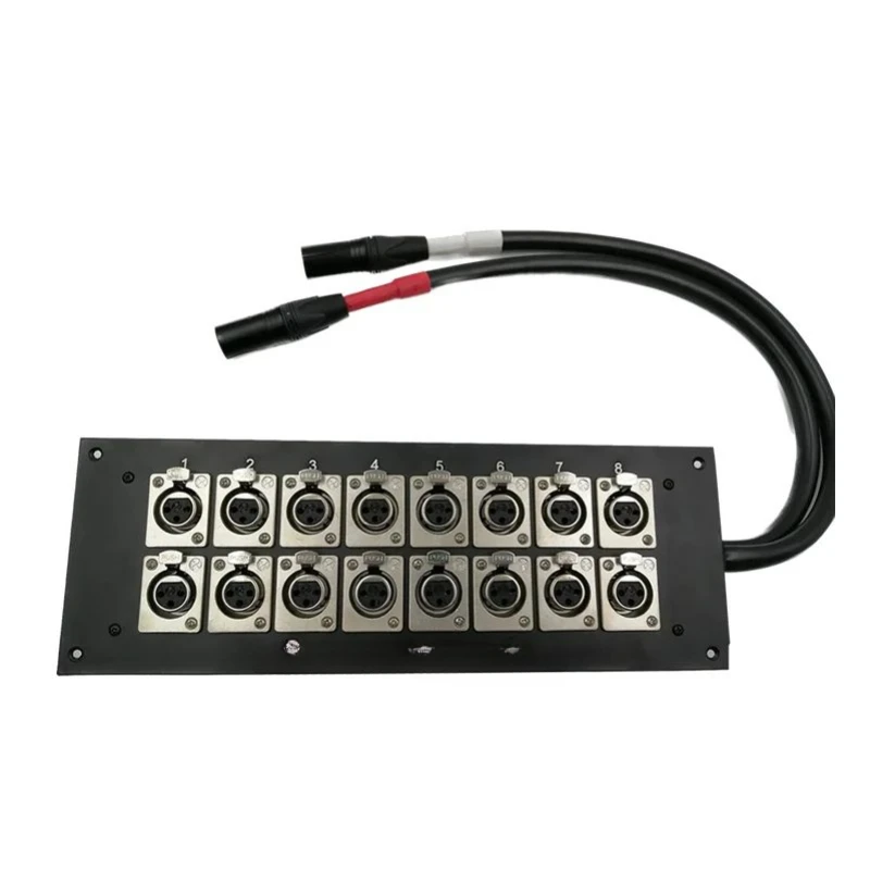 

20-Way Recording Studio Dedicated XLR Junction Box - 20 Position XLR Wall Crossing Sound Box and Wall Crossing Panel