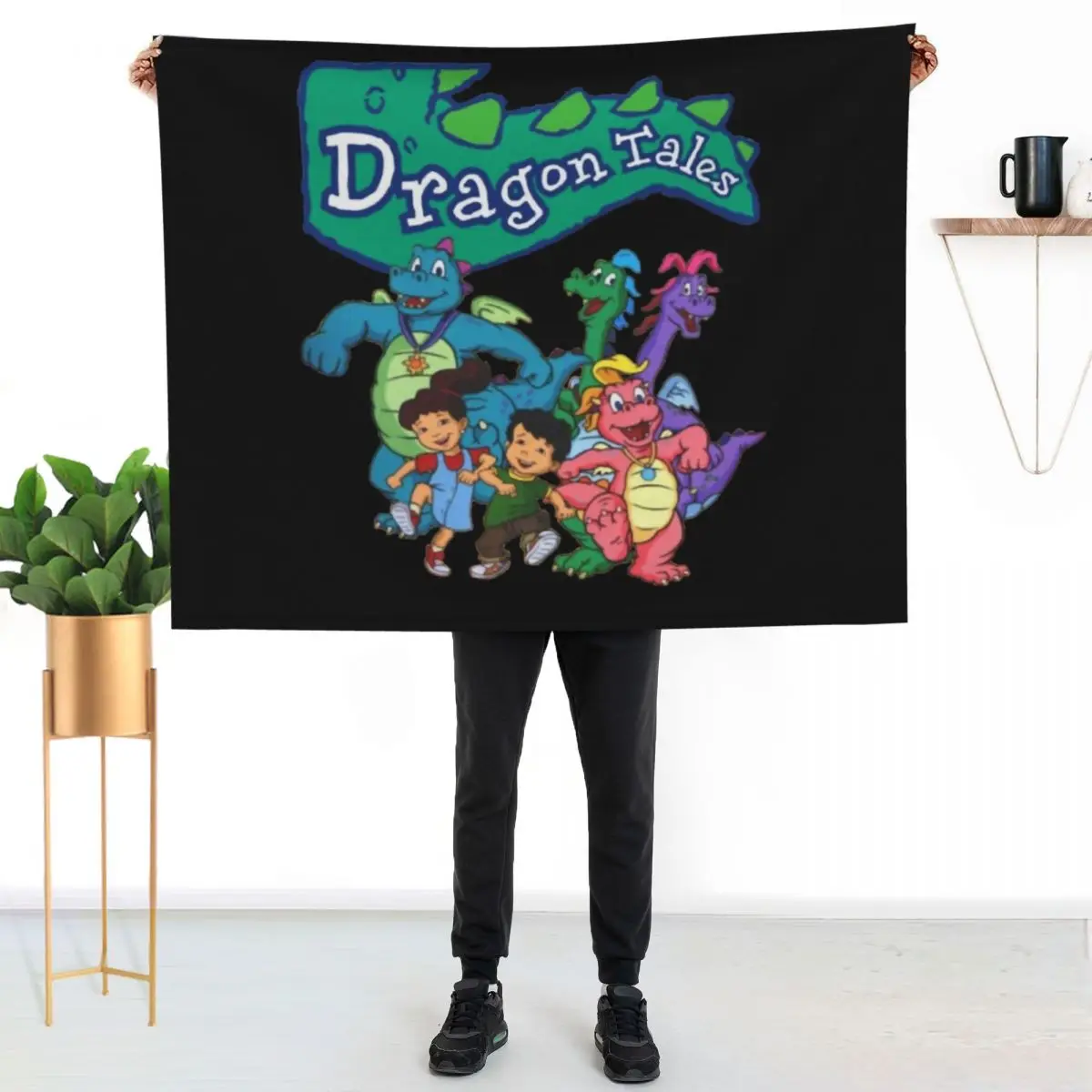 

Dragon Tales Graphic Classic Throw Blanket Cozy Throw Blanket Birthday Gift for Him Her