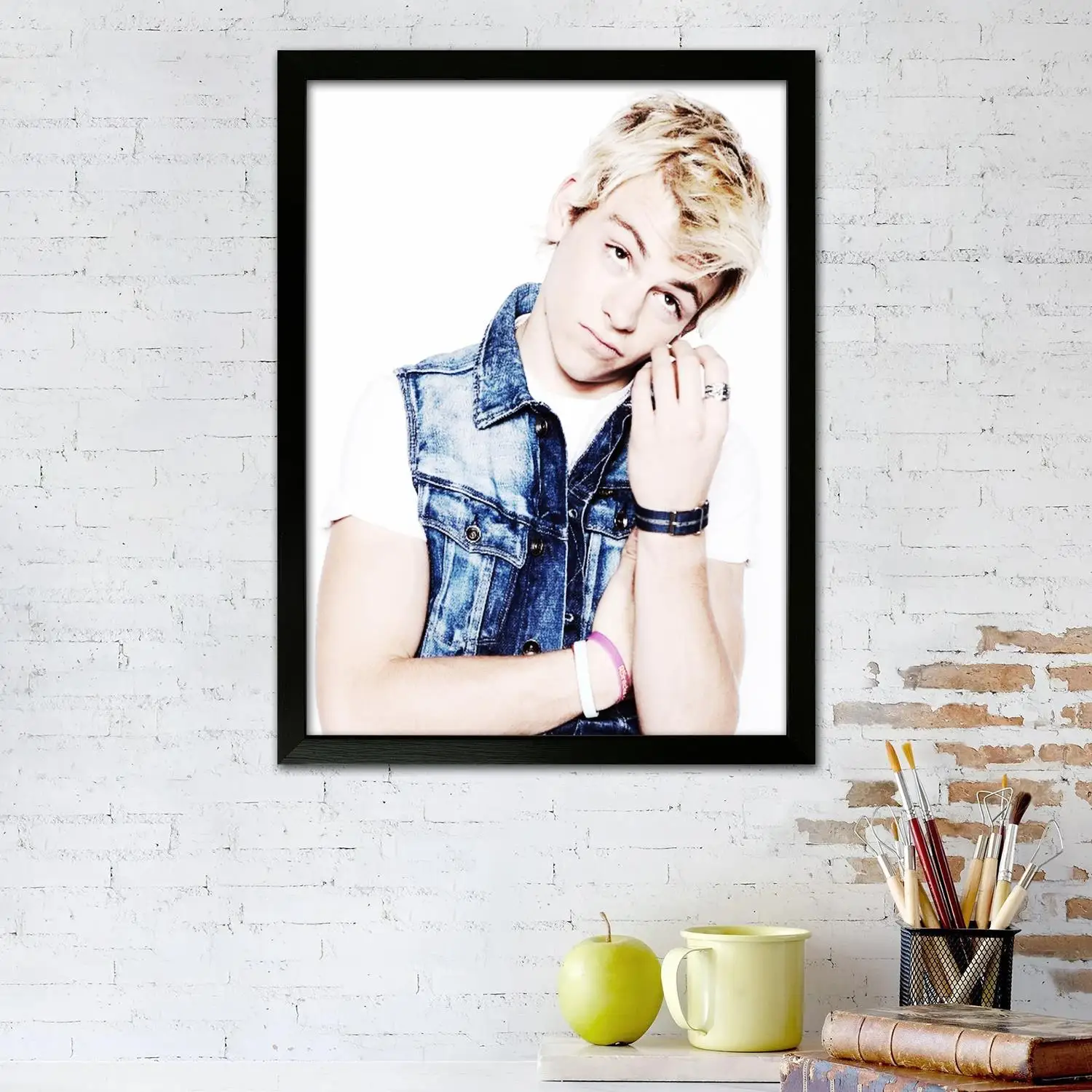 Póster artístico en lienzo de Ross Lynch, arte de pared, impresión de imágenes, familia moderna, decoración de dormitorio, carteles, pintura decorativa